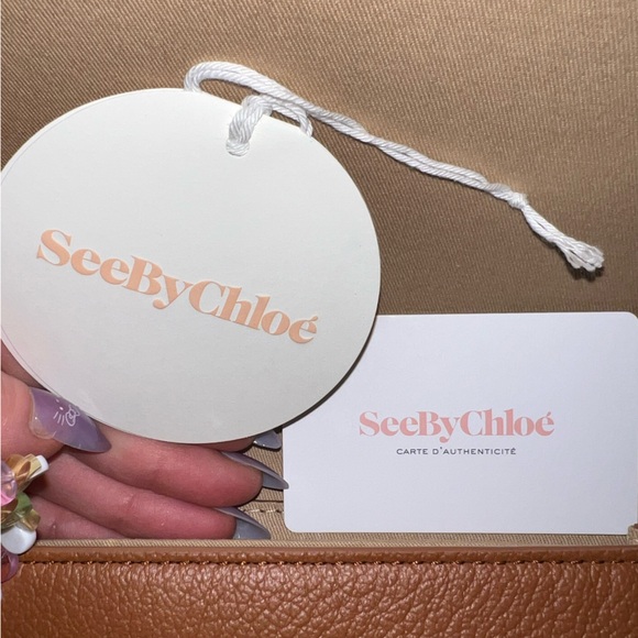 See by Chloe Chic Brown Leather Crossbody Bag NWOT - Picture 8 of 10